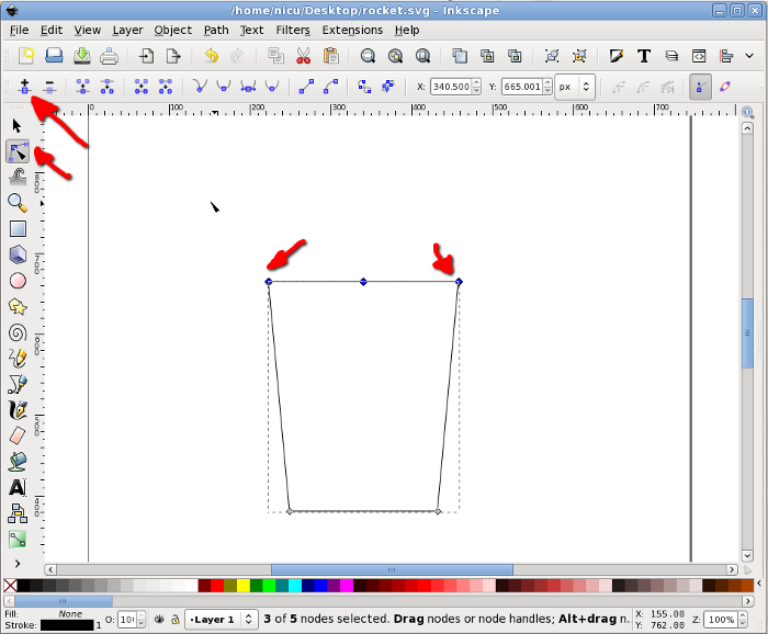 inkscape rocket howto