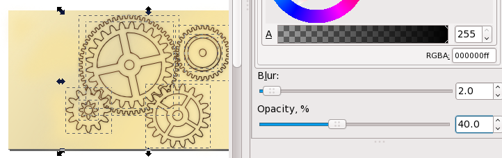 How to draw a ruby in Inkscape