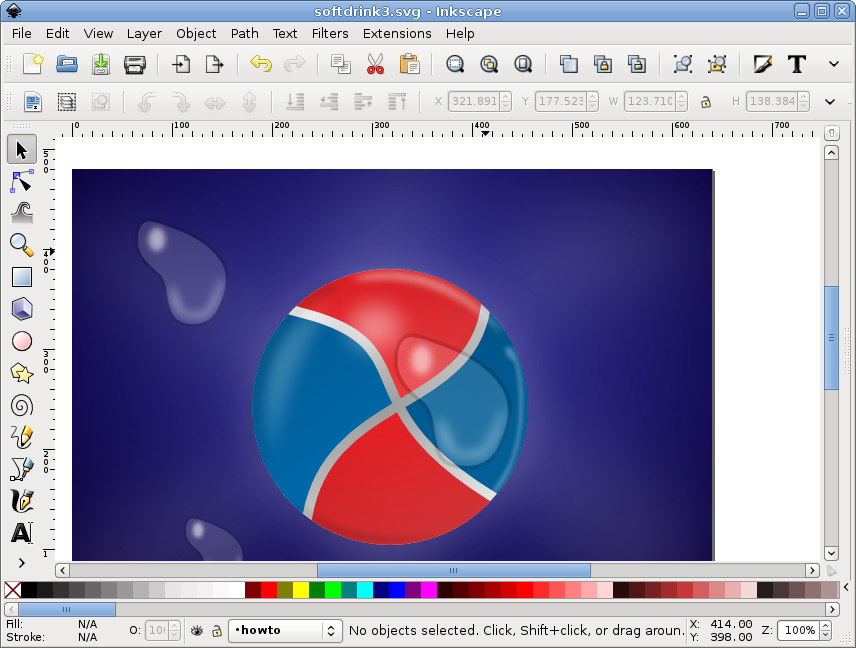 inkscape waterdrops