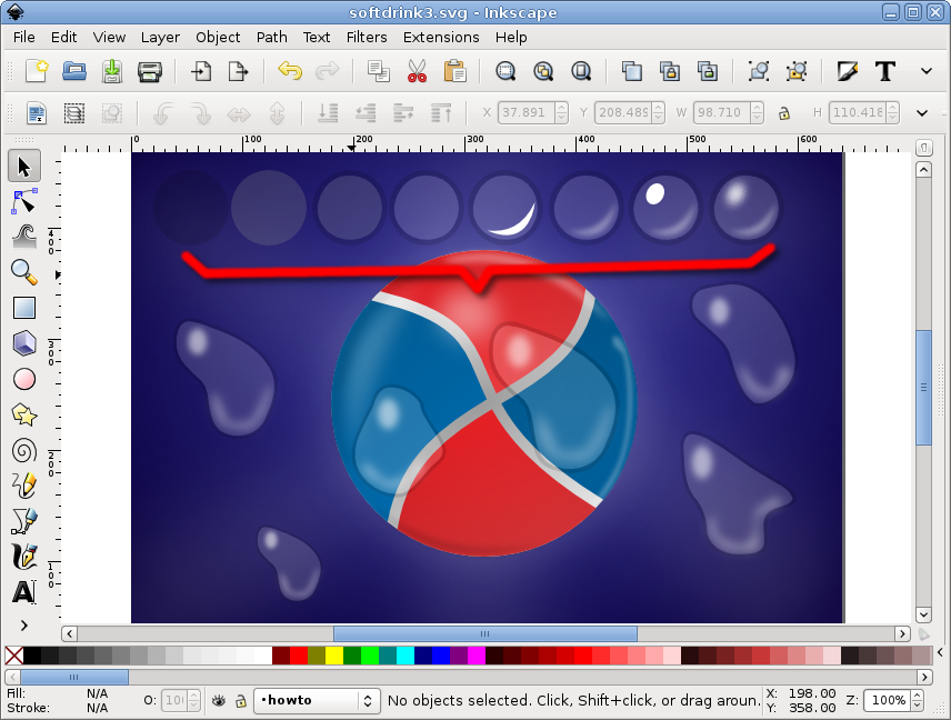 inkscape waterdrops